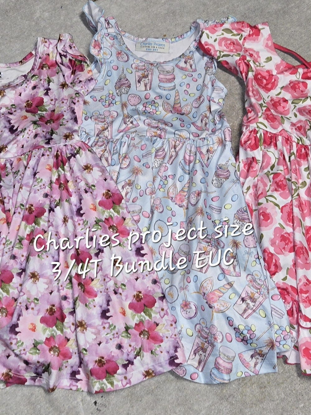Light Blue Charlies Project Girls Dress - Size 3/4T Bundle